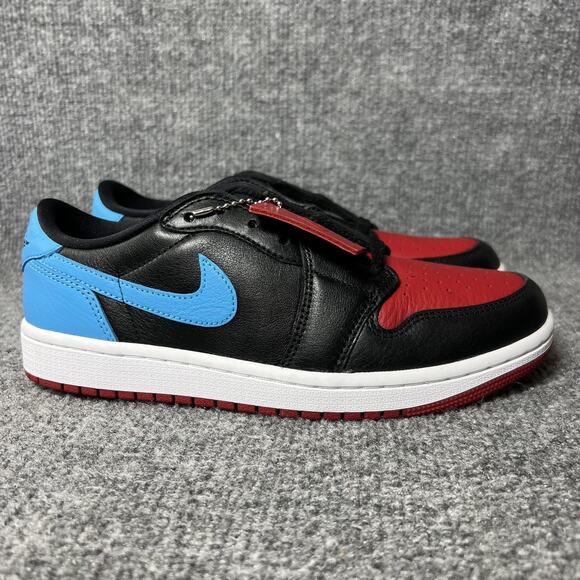 Air Jordan 1 Low OG Black Red Blue Shoes Womens Size 7 CZ0775-046 NC to CHI Nike - Picture 1 of 9